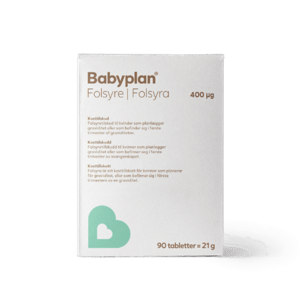 Babyplan folsyra 90 tabletter