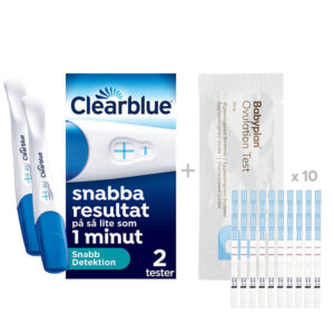 Pack Clearblue Test de Grossesse + Babyplan Test d'Ovulation Stick