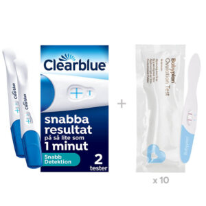 Pack Clearblue Test de Grossesse + Babyplan Test d'Ovulation Stick