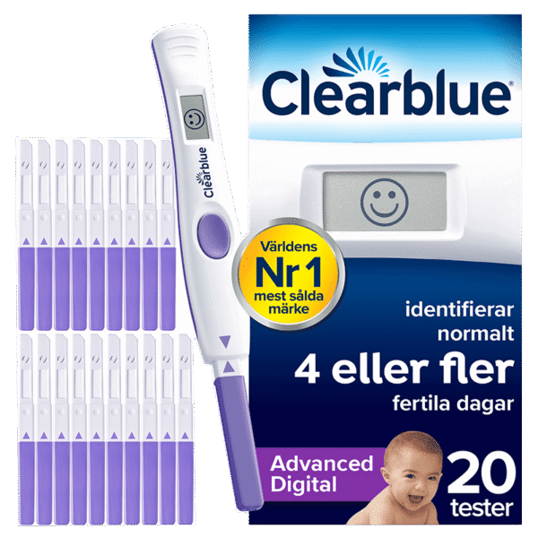 clearblue-advanced-digital-agglossningstest-20-pack Clearblue Advanced Digital Ägglossningstest 20-pack