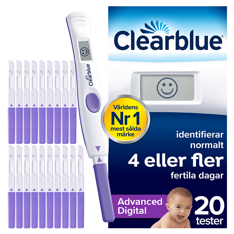 clearblue-advanced-digital-agglossningstest-20-pack Clearblue Advanced Digital Ägglossningstest 20-pack