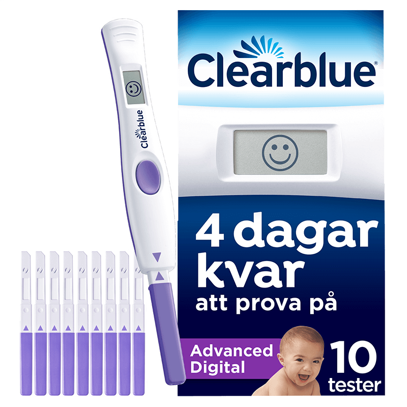 clearblue-advanced-digitalt-agglossningstest-6710-SE Clearblue Advanced Digital Ägglossningstest - 10 st
