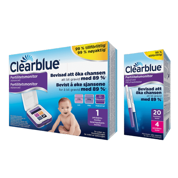Clearblue Advanced Fertilitetsmonitor med teststickor