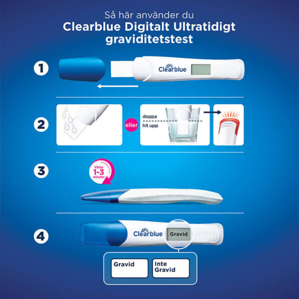 Clearblue Digitalt Ultratidigt graviditetstest
