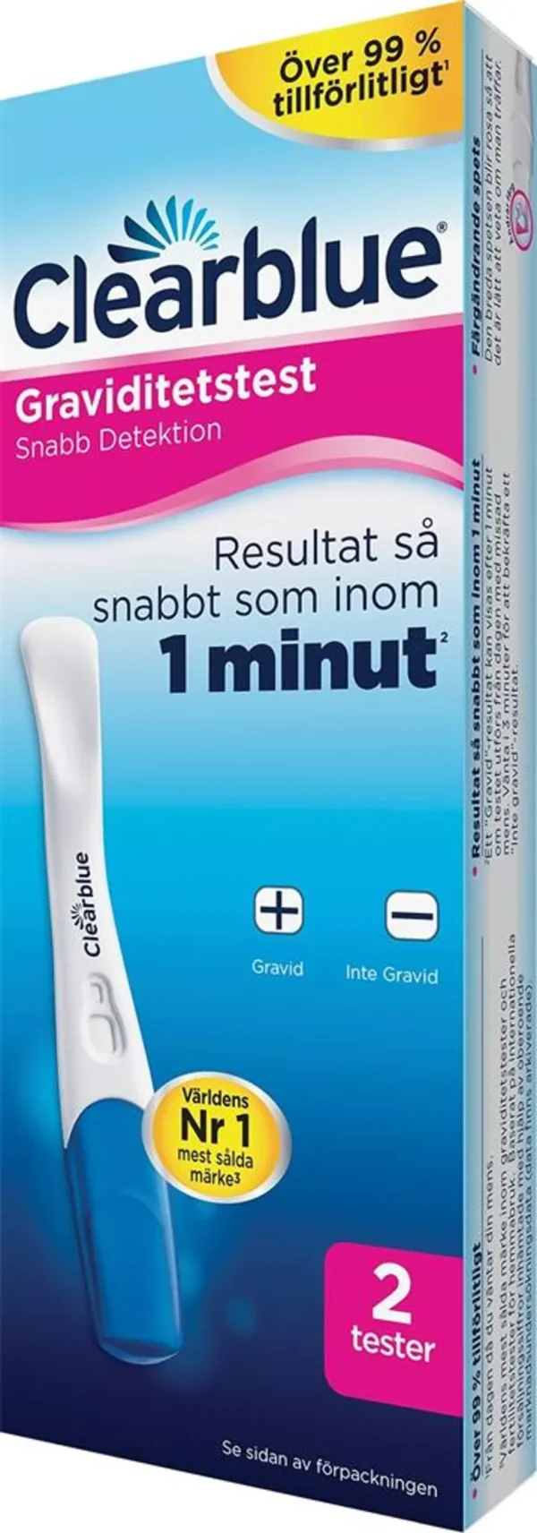 Clearblue Graviditetstest-Snabb Detektion 2st