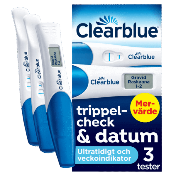 Clearblue Graviditetstest Trippelcheck & Datum