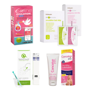 Système de Fertilité Intelligent Eveline, Smile Reader, Test de Sperme SwimCount & Conceive Plus 75 ml — Kit Complet pour Votre Fertilité
