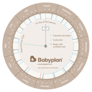 Babyplan ovulation test wheel
