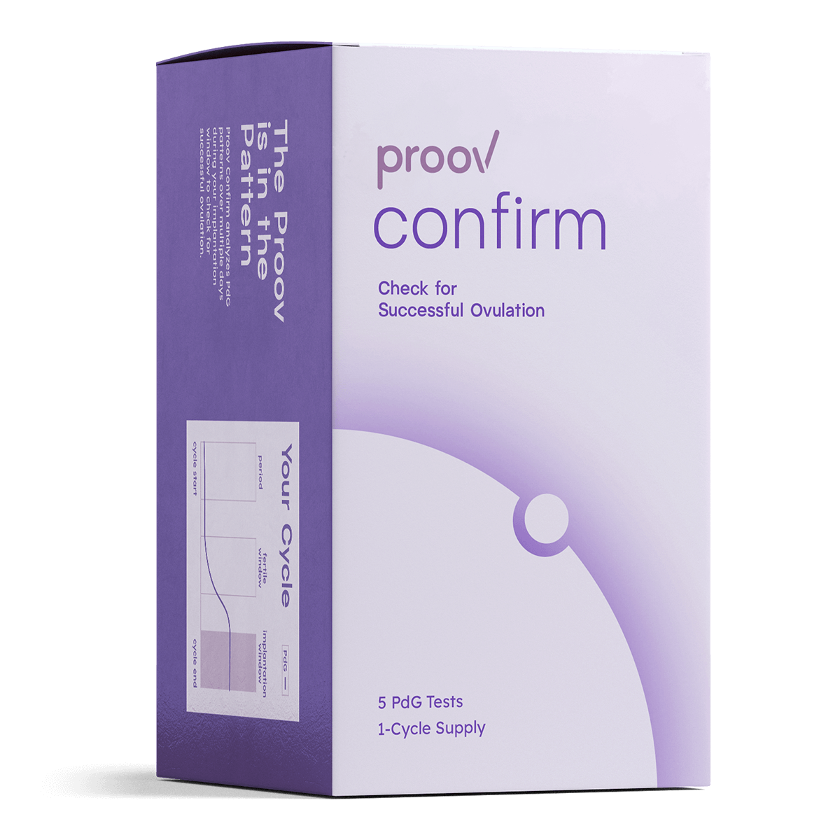 proov-confirm-side-main Proov Confirm PdG-test – Bekräfta ägglossning