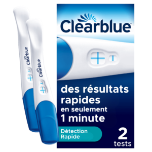 Clearblue Test de Grossesse Détection Rapide - Lot de 2