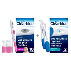 Clearblue Pack Découverte – Test d'Ovulation et Test de Grossesse