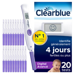 Clearblue Test d'Ovulation Advanced Digital – Pack de 20