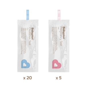 Kit de test Babyplan - 20 tests d'ovulation + 5 tests de grossesse (bandelettes)