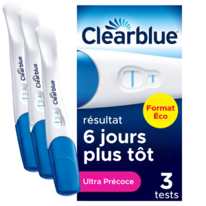Clearblue Test de Grossesse Ultra Précoce - Pack de 3